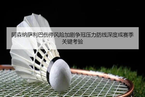 阿森纳萨利巴伤停风险加剧争冠压力防线深度成赛季关键考验